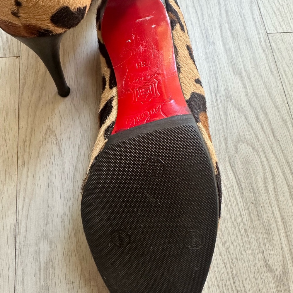 Christian Louboutin Animal Print Heels - Picture 5 of 6